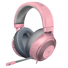 ყურსასმენი Razer RZ04-02830300-R3M1 Kraken Quartz Gaming Headset, 3.5mm, Pink